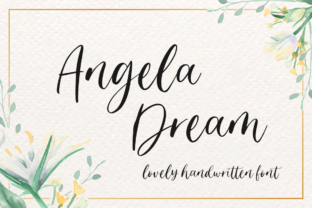 Angela Dream: A Magical Script Font