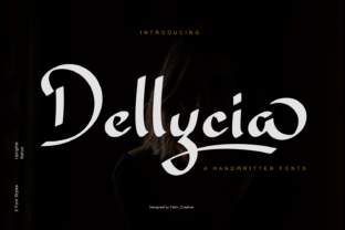 Dellycia: A Handwritten Font for Editorial Charm
