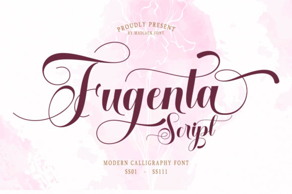 Fugenta: A Magical Script Font