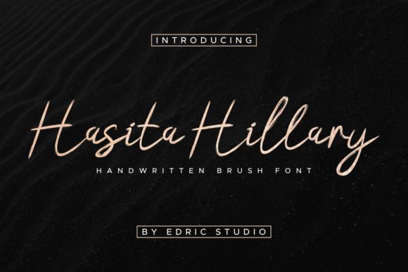 Hasita Hillary Font for Web Design