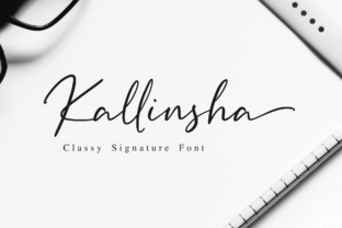 Kallinsha: A Handwritten Font for Web Design