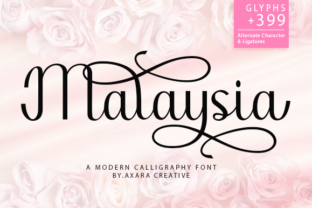 Malaysia Font: Elegant Script for Editorial Design