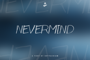 Nevermind Font: Elegant Script for Business