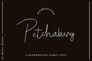 Petchabury: A Fun Script Font