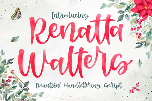Renatta Walters Font: Elegant Script for Business