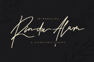 Rindu Alam Font: Elegant Script for Business