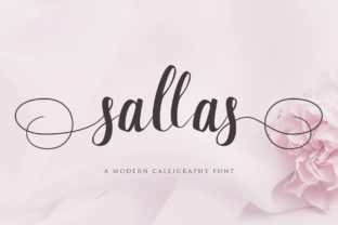 Sallas: A Handwritten Font for Elegant Design