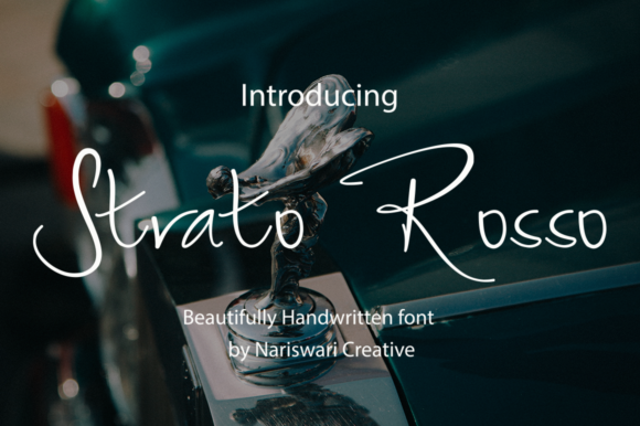 Strato Rosso: A Stylish Script Font