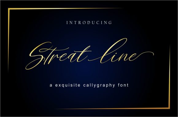 Streat Line: A Script Font for Elegant Design