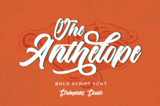 The Anthelope Font: Retro Bold Script for Creative Makers